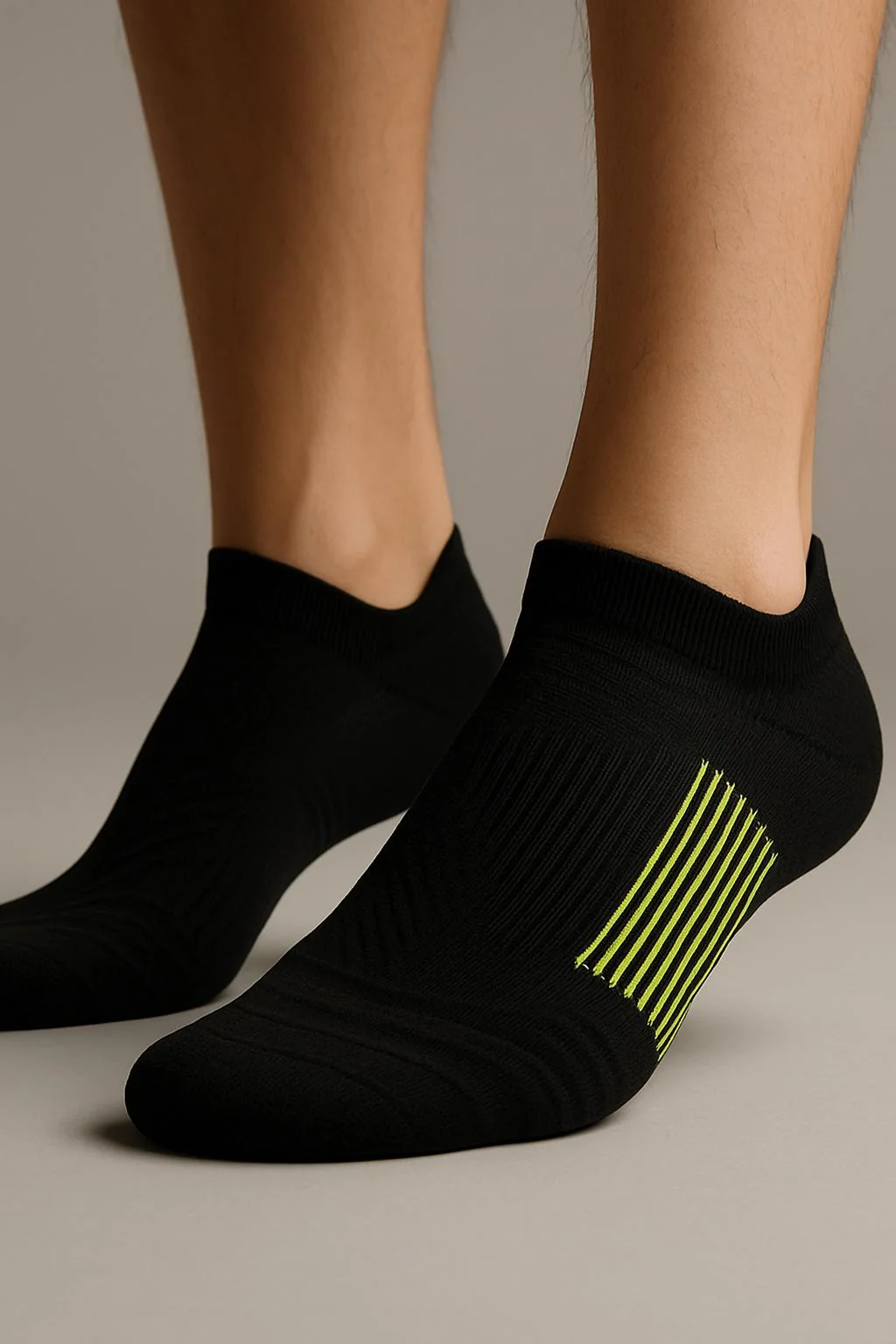 Black Sport Ankle Compression Socks Bundle 5 Pairs - Image 3