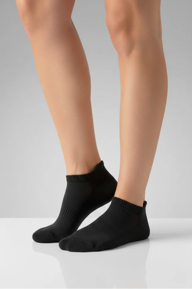 Black Daily Ankle Compression Socks Bundle 5 Pairs - Image 3
