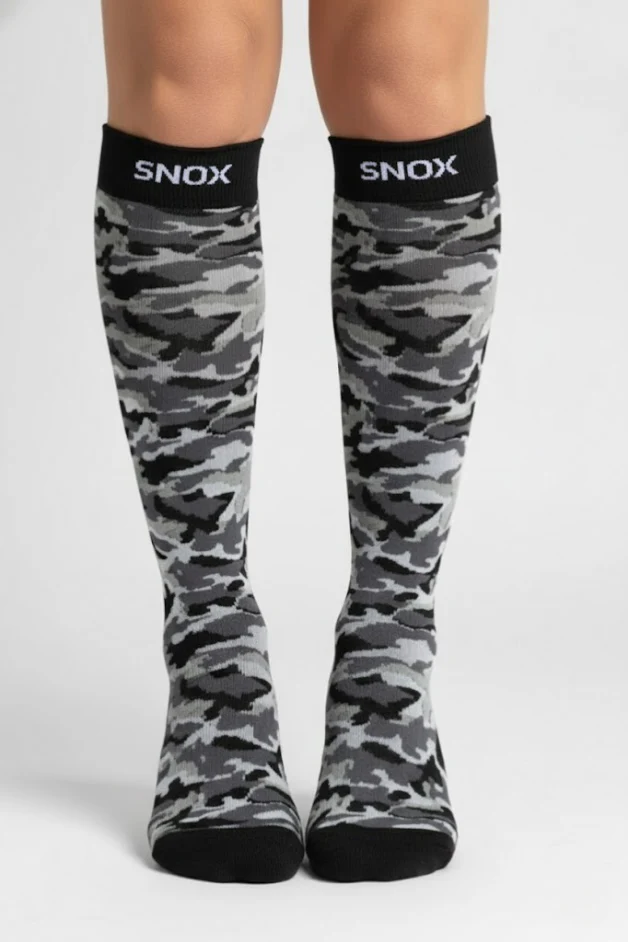 Camouflage Black Compression Socks - Image 5