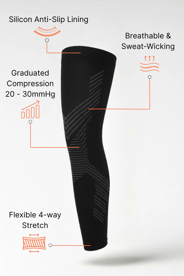 Compression Sleeve Knee and Leg (single) - Image 3