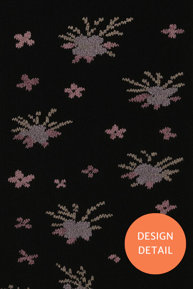 Flowers Black PlusFit™ Socks - Image 4