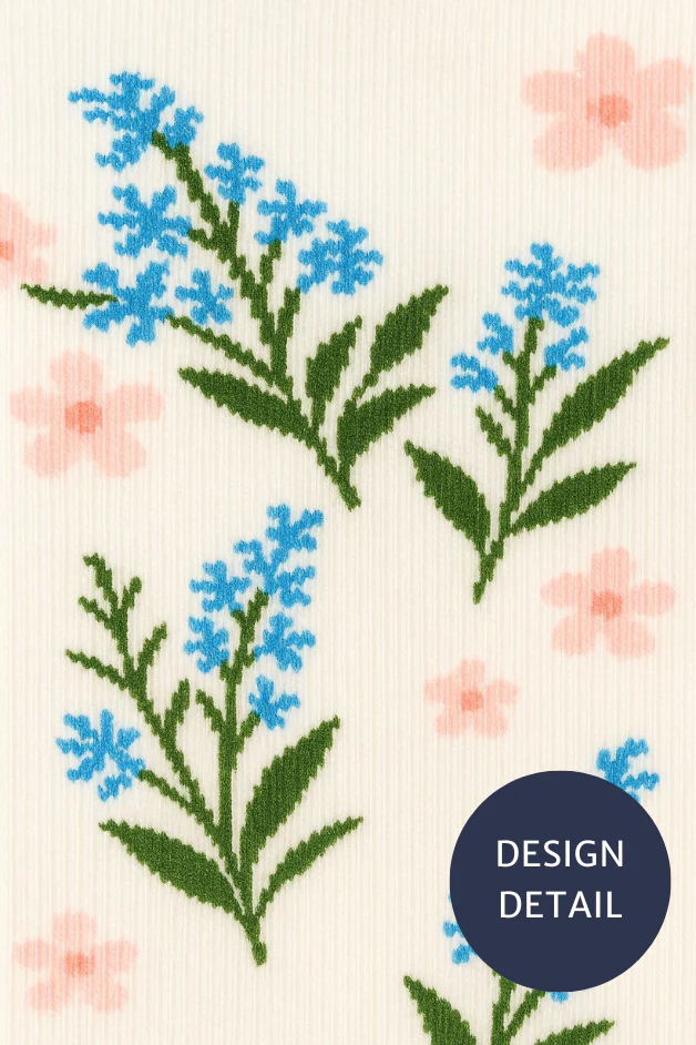 Flowers White PlusFit™ Socks - Image 4