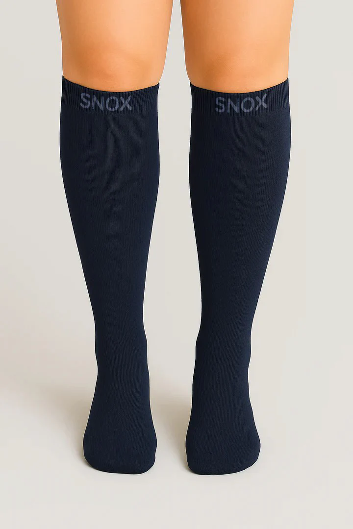 Navy Blue Compression Socks 3-Pack - Image 6