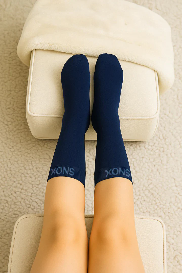 Navy Blue Compression Socks 3-Pack - Image 7