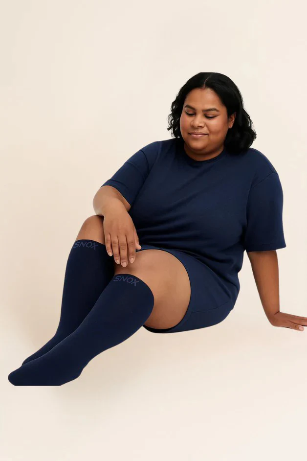 Navy Blue PlusFit™ Socks - Image 5