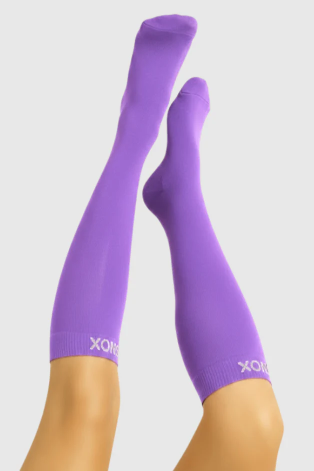 Purple Compression Socks