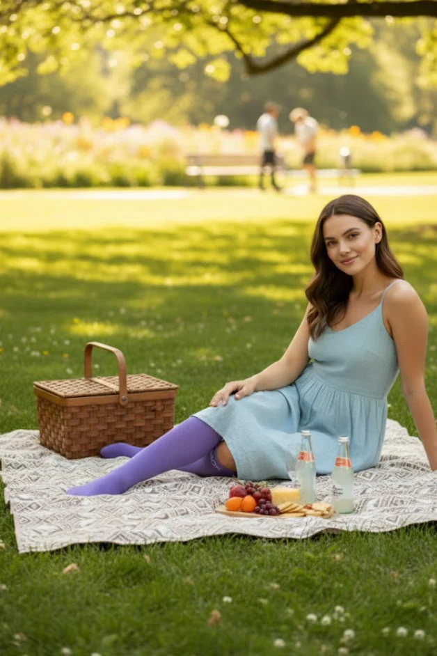 Purple Compression Socks - Image 6