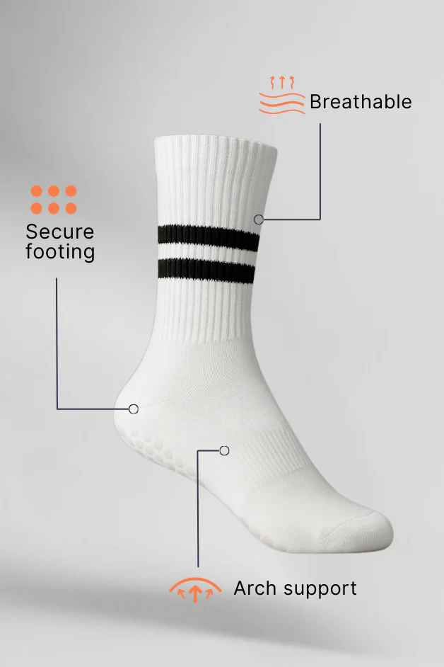 White Balance Grip Crew Socks - Image 4