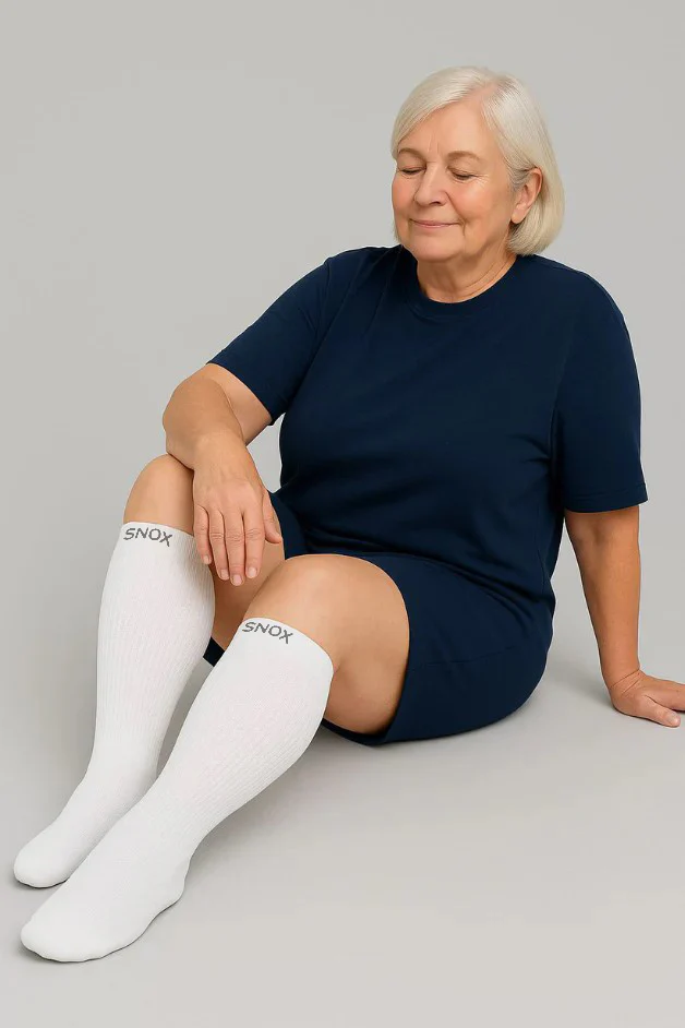 White PlusFit™ Socks - Image 5